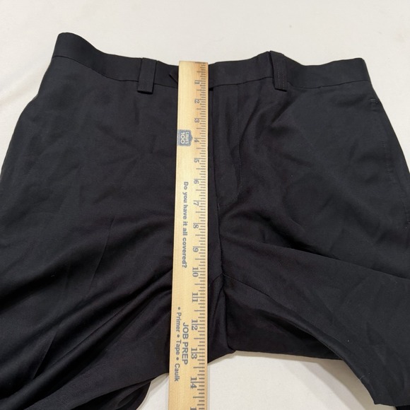 Lauren Ralph Lauren Wool Cashmere Dress Pants Mens Black Flat Front *Defects* - Picture 11 of 14